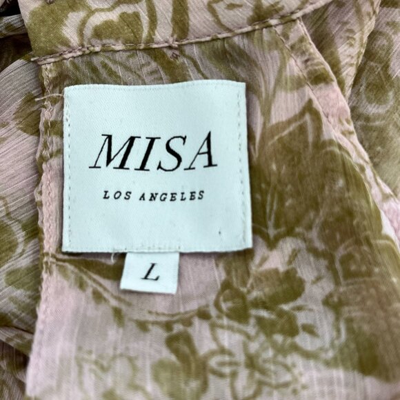 Misa Los Angeles Anka Halter Top in Rose Paisely, Large, NWOT - Picture 5 of 5